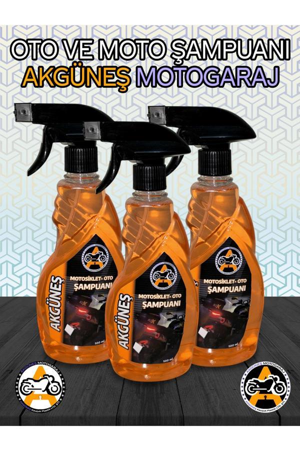 Akgüneş Cilalı Otomobil Ve Motosiklet Şampuanı - Image 1