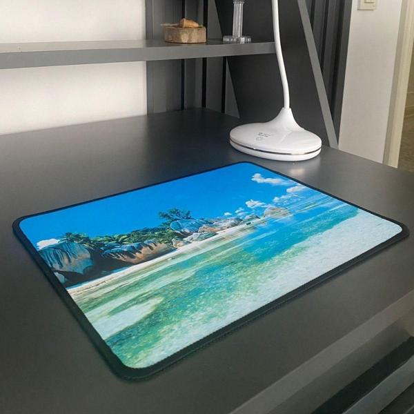 Bilgisayar Keyfi için Ada Manzara Motifli 25x32CM Mini Mouse Pad - Image 1