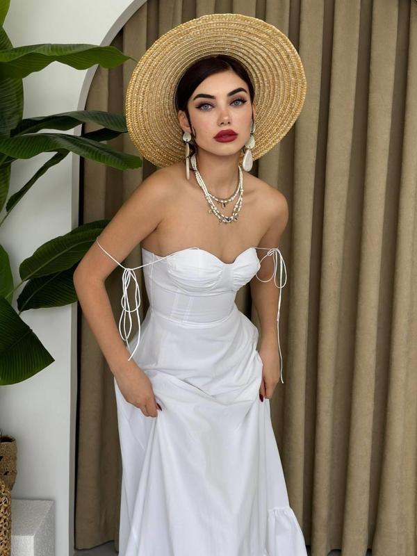 Elia İp Askılı Elbise - Image 1