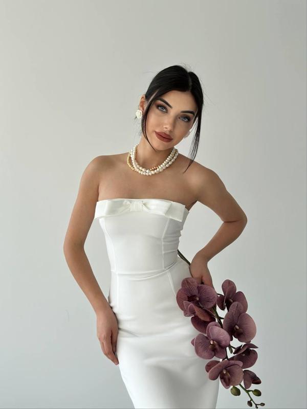 ÖNÜ KURDALELİ KAELM ELBİSE - Image 1