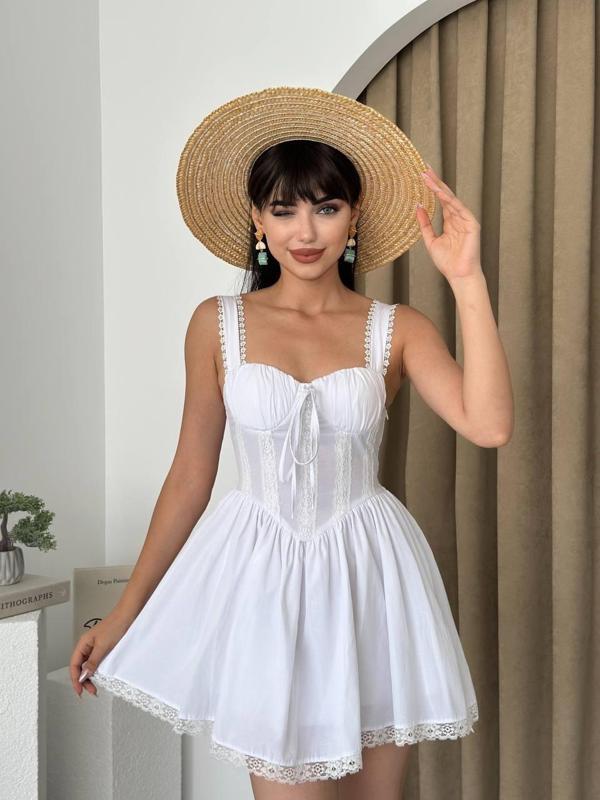 Lille Arkası Bağlamalı Elbise - Image 1