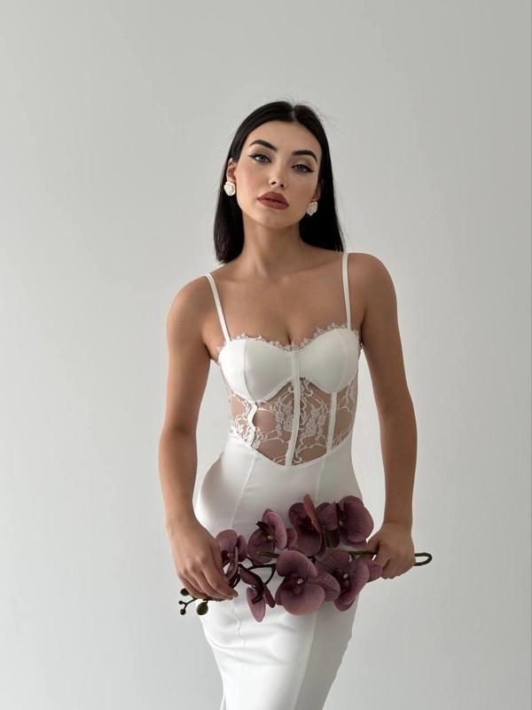 Begonia İp Askılı Elbise - Image 1