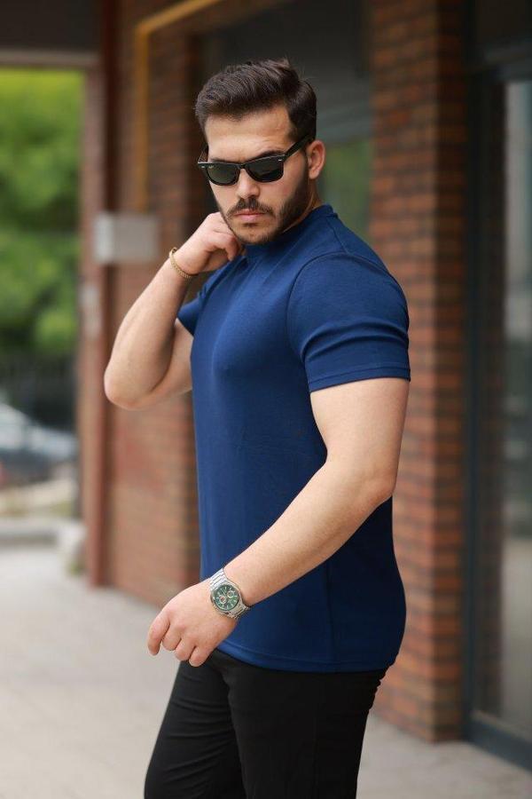 Erkek Basic Kısa Kollu Tişört - Image 1