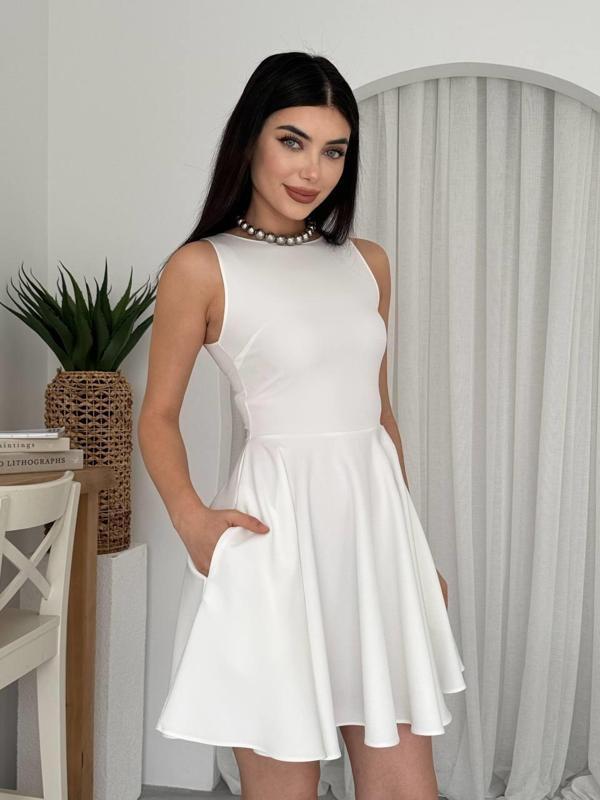 Berl Cep Detaylı Elbise - Image 1