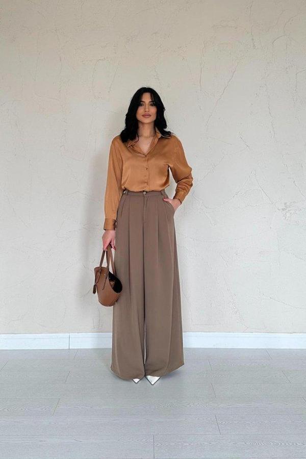 Vizon Saten Gömlek - Image 1