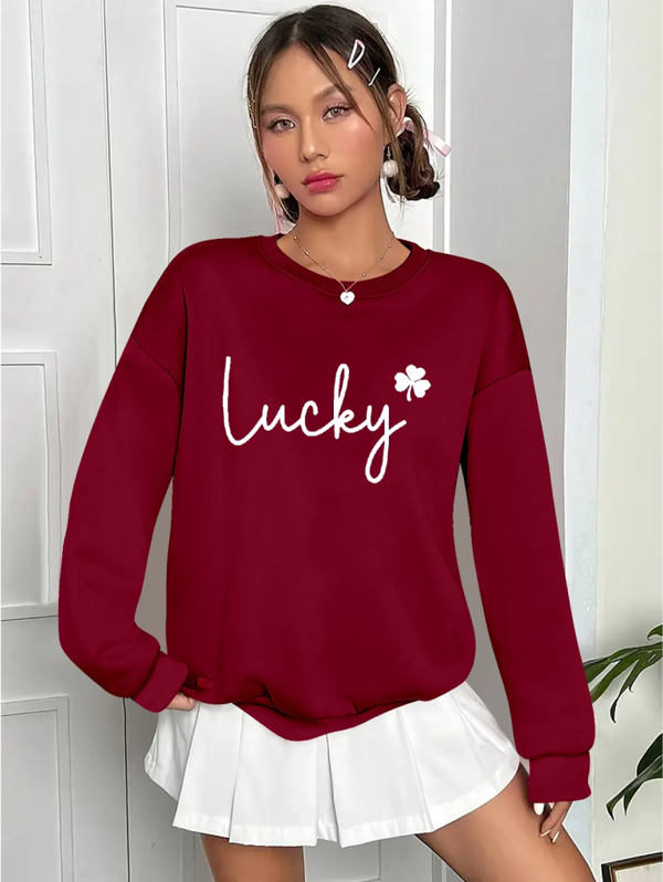 Kadın Uzun Kollu Bisiklet Yaka Viskon Iki Iplik Bluz - Image 1