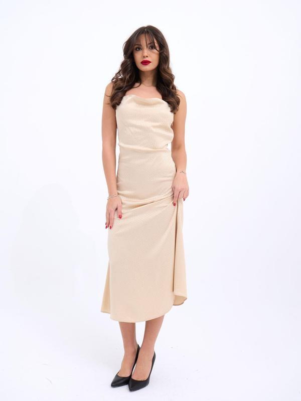 6840 ELBİSE-BEJ - Image 1