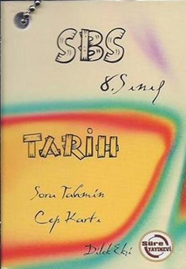 SBS 8. Sınıf Tarih Soru Tahmin Cep Kartı - Süre Yayınevi - Image 1