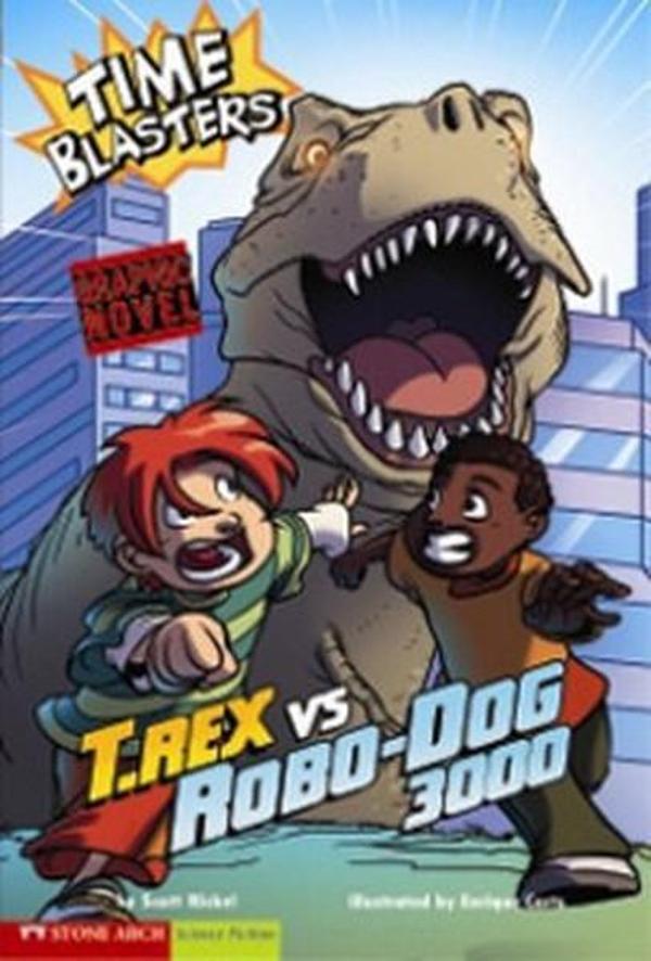 T. Rex vs Robo-Dog 3000 - Pearson Education Yayıncılık - Çizg - Image 1