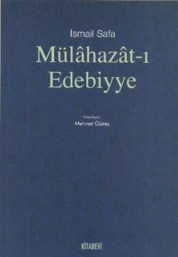 Mülahazat-ı Edebiyye - Kitabevi Yayınları - Image 1