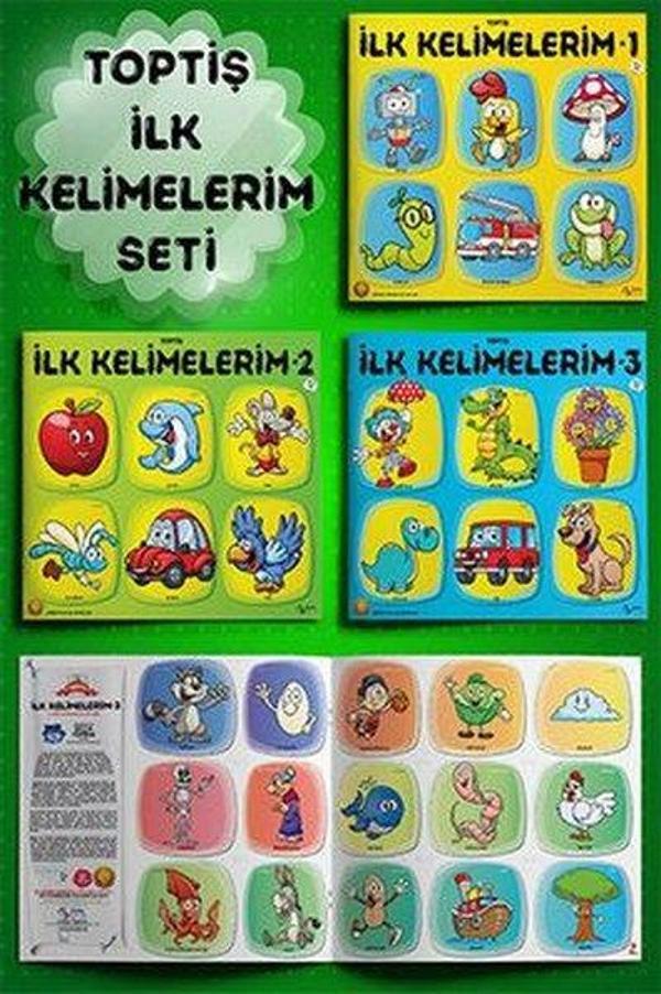 TopTiş İlk Kelimelerim Seti - 3 Kitap Takım - Kuzey Çocuk - Image 1