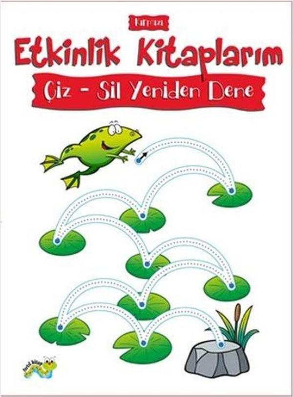 Tırtıl Etkinlik Kitaplarım-Kırmızı - Tırtıl - Image 1