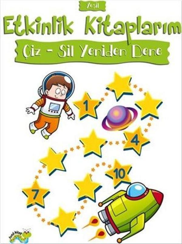 Tırtıl Etkinlik Kitaplarım-Yeşil - Tırtıl - Image 1