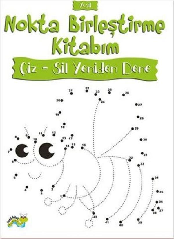 Nokta Birleştirme Kitabım-Yeşil - Tırtıl - Image 1