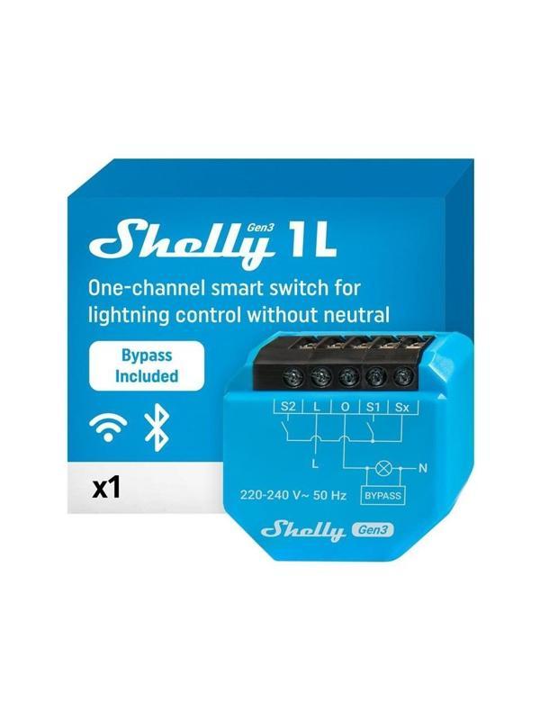 Shelly 1L Gen3 Nötrsüz Akıllı Röle - Image 1