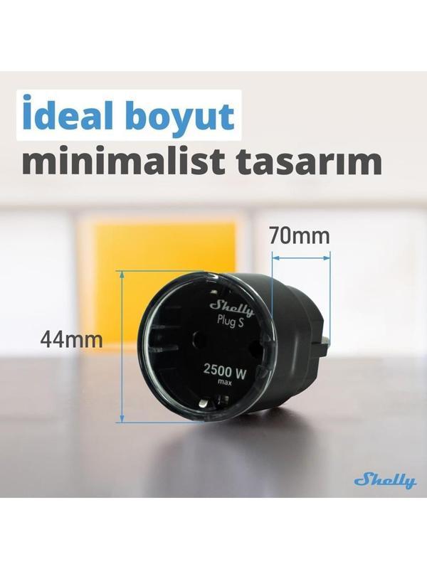Shelly Plus Plug S Akıllı Priz - Image 1