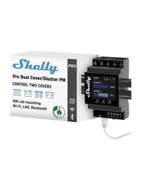 Shelly Pro Dual Çift Motorlu Panjur Kontrol Rölesi - Image 1