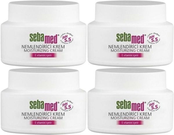 Sebamed Nemlendirici Cilt Bakım Kremi 75ML Günlük Bakım (Yüz - Boyun - Vücut) (4 Lü Set) - Image 1