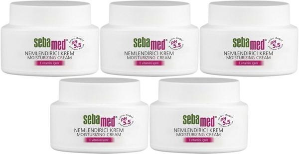 Sebamed Nemlendirici Cilt Bakım Kremi 75ML Günlük Bakım (Yüz - Boyun - Vücut) (5 Li Set) - Image 1