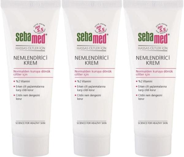 Sebamed Nemlendirici Krem Tüp 50ML (Günlük Kullanım) (3 Lü Set) - Image 1
