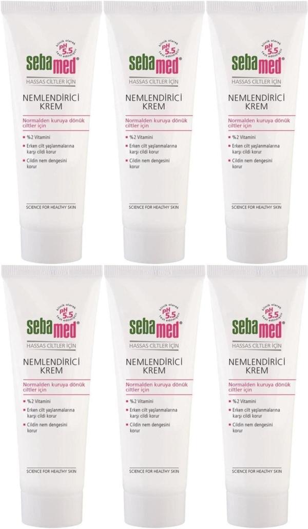 Sebamed Nemlendirici Krem Tüp 50ML (Günlük Kullanım) (6 Lı Set) - Image 1