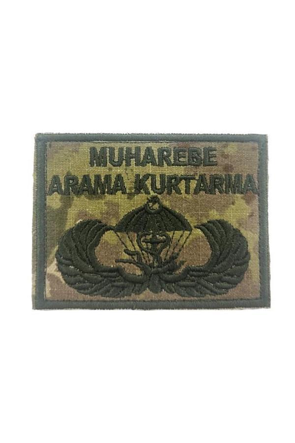 Single Sword MAK Nakış Patch - Muharebe Arama Kurtarma Nakış Arma Peç TSK - Image 1