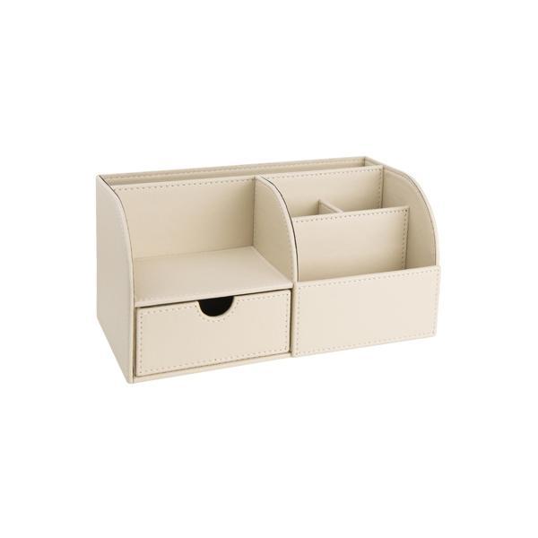 Masaüstü Düzenleyici,Kalemlik,Kumandalık,Küpbloknotluk,Tabletlik,Kitaplık,6 Gözlü,Çekmeceli,Desktop Organizer,Vegan,24,5 - Image 1