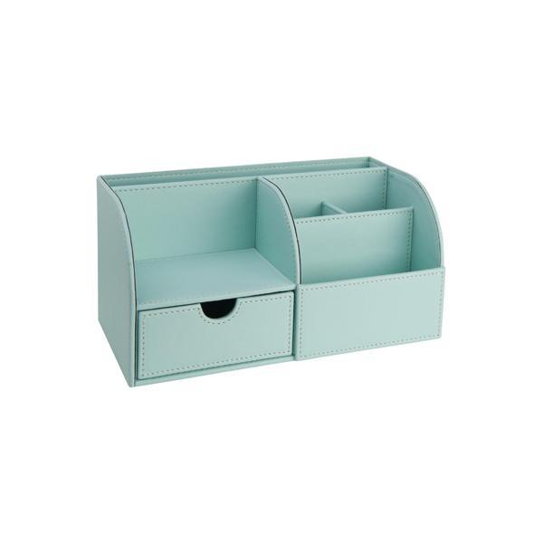 Masaüstü Düzenleyici,Kalemlik,Kumandalık,Küpbloknotluk,Tabletlik,Kitaplık,6 Gözlü,Çekmeceli,Desktop Organizer,Vegan,24,5 - Image 1