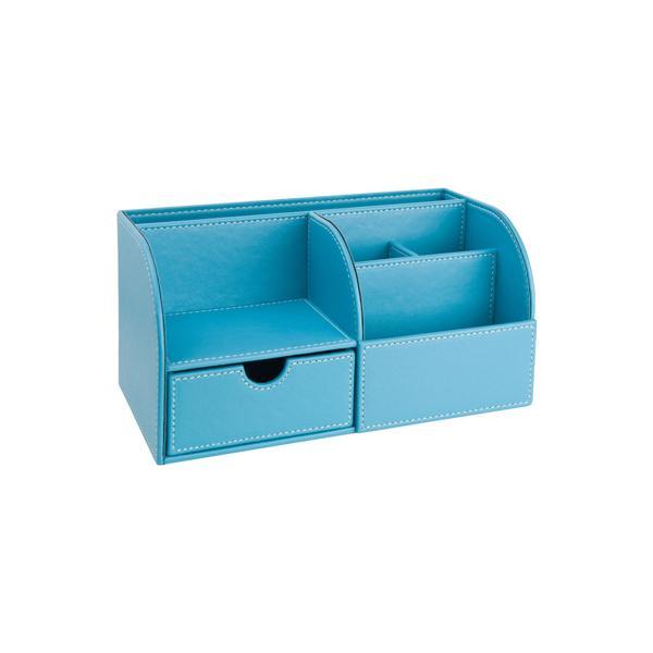 Masaüstü Düzenleyici,Kalemlik,Kumandalık,Küpbloknotluk,Tabletlik,Kitaplık,6 Gözlü,Çekmeceli,Desktop Organizer,Vegan,24,5 - Image 1