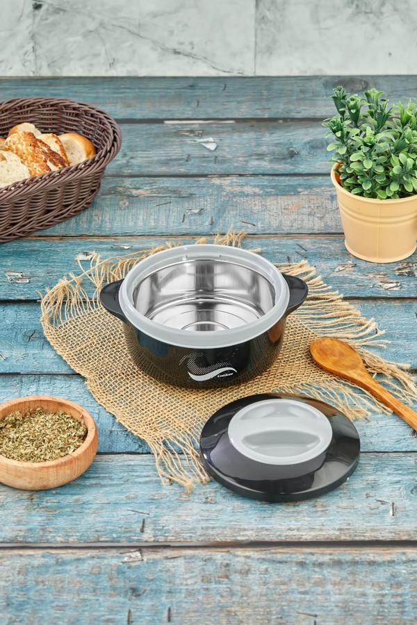 3148 Yemek Termosu - Sızdırmaz Kilitli Kapak Saklama Kabı Paslanmaz Çelik Sefertası 500 ml - Image 1