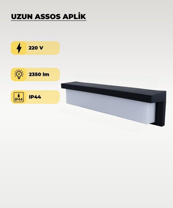 24W EOS Aplik 3200K Sarı Işık - IP44 - Image 1