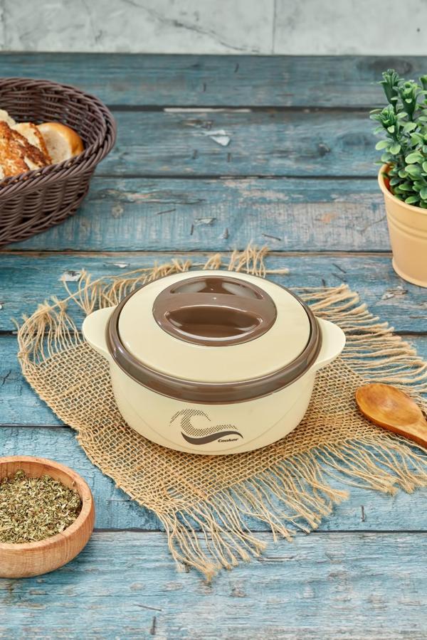 3148 Yemek Termosu - Sızdırmaz Kilitli Kapak Saklama Kabı Paslanmaz Çelik Sefertası 500 ml - Image 1