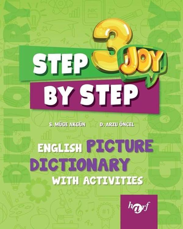 Step By Step Joy 3.Sınıf English Picture Dictionary With Activites - Harf Eğitim Yayıncılık - Image 1