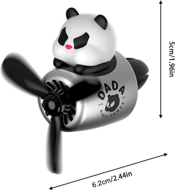 Pervaneli Klima Süsü Oto Koku Klipsi Pilot Panda Araba Hava Ferahlatıcı Turuncu - Image 1