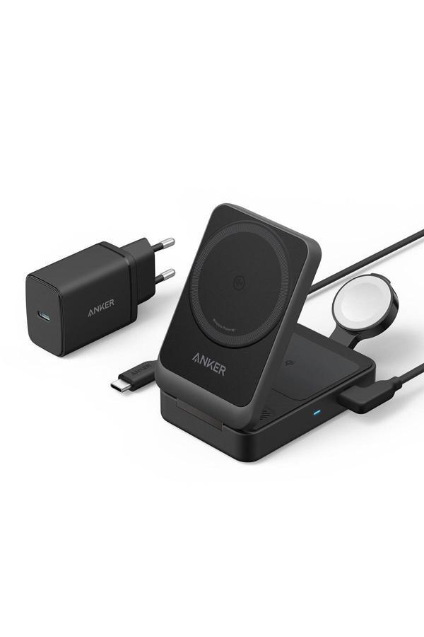 Anker B2557 MagGo 3in1 Kablosuz Hızlı Şarj Aleti - Image 1