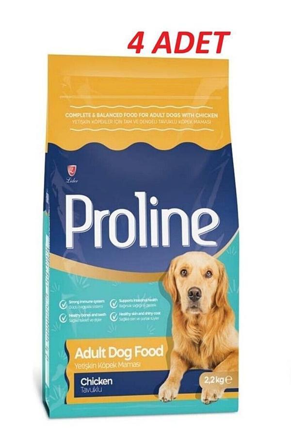 Pro Line Tavuklu Yetişkin Köpek Maması 2,2 Kg*4 Adet - Image 1