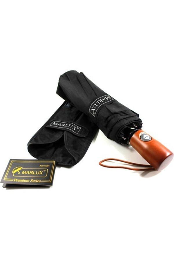 Marlux Wood Series Tam Otomatik Unisex Şemsiye - Image 1