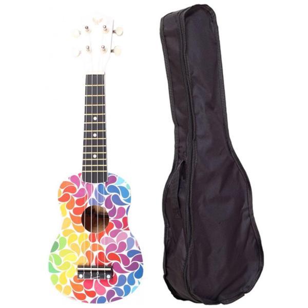Angel AUK21-MCPT Soprano Ukulele Kılıflı - Image 1