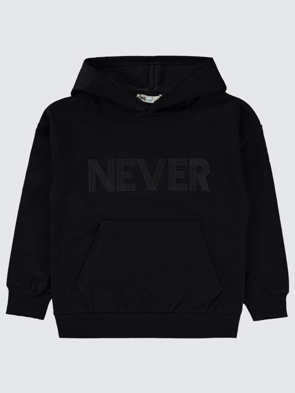 Civil Boys Neber Baskılı 6-9 Yaş Sweatshirt - Siyah9-10 Yaş - Image 1