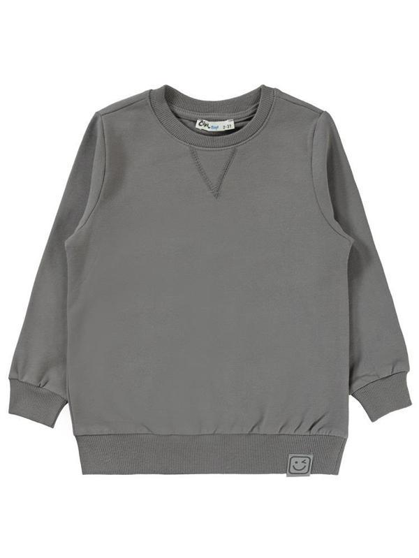 Civil Boys Qr Kod Etiketli  2-5 Yaş Sweatshirt - Gri2-3 Yaş - Image 1