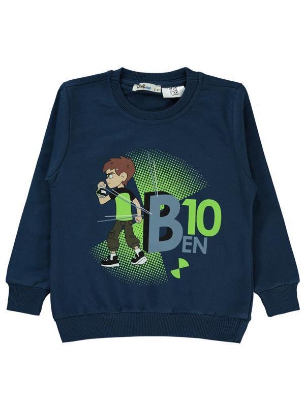 Ben10 Baskılı 2-5 Yaş Sweatshirt - Lacivert2-3 Yaş - Image 1