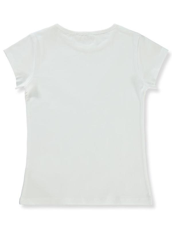 Civil Girls Basic 6-9 Yaş Tişört - Ekru8-9 Yaş - Image 1