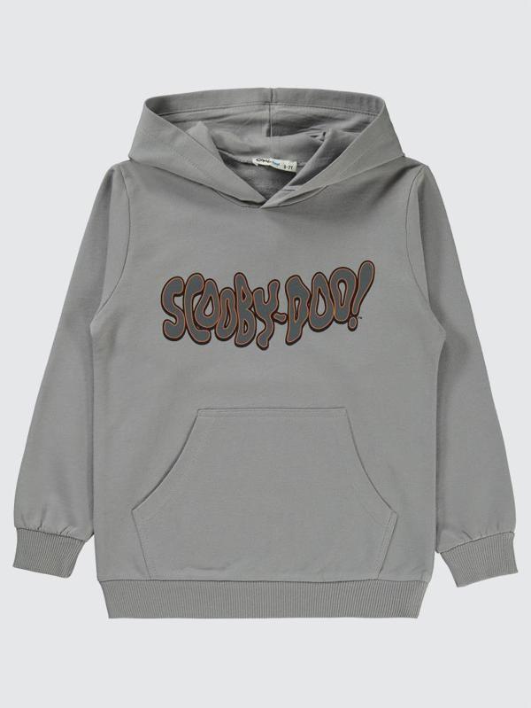Scoobydoo Baskılı 6-9 Yaş Sweatshirt - Gri9-10 Yaş - Image 1
