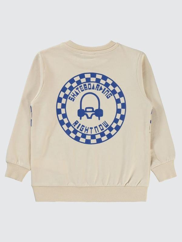 Civil Boys Skate Dama Baskılı 2-5 Yaş Sweatshirt - Gri2-3 Yaş - Image 1