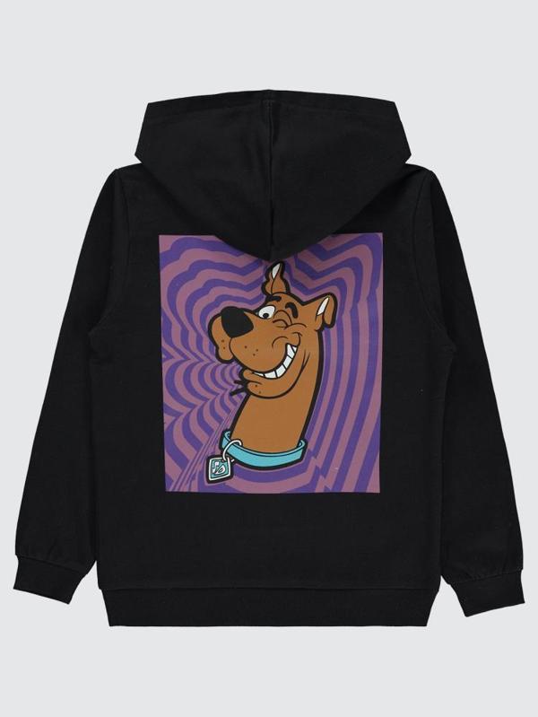 Scoobydoo Baskılı 10-13 Yaş Sweatshirt - Siyah10-11 Yaş - Image 1