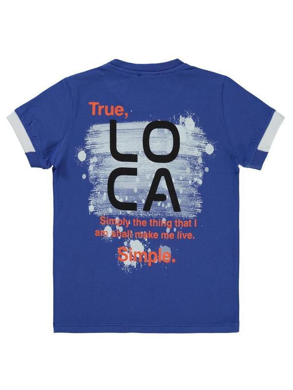 Civil Boys Loca Baskılı 6-9 Yaş Tişört - Mavi9-10 Yaş - Image 1