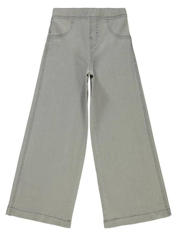 Civil Girls Bol Paça 6-9 Yaş Pantolon - Gri6-7 Yaş - Image 1