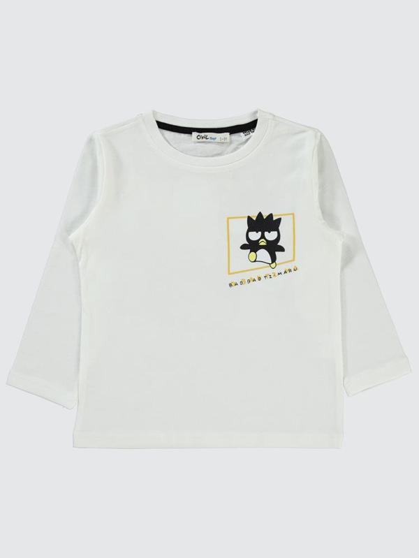 Civil Boys Sanrio Bad Badtz Maru 2-5 Yaş Sweatshirt - Ekru5-6 Yaş - Image 1