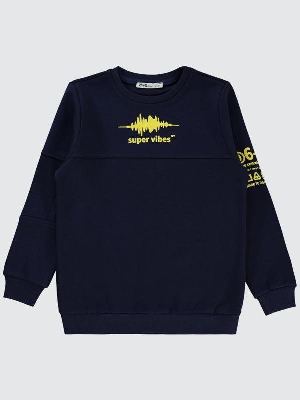 Civil Boys Super Audio Baskılı 10-13 Yaş Sweatshirt - Lacivert12-13 Yaş - Image 1