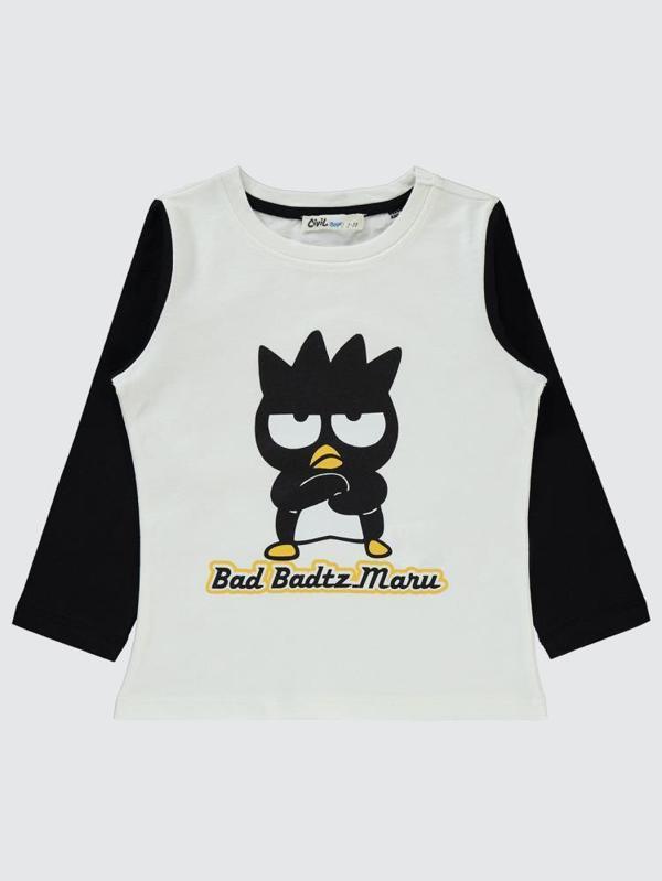 Civil Boys Sanrio Bad Badtz Maru 2-5 Yaş Sweatshirt - Ekru3-4 Yaş - Image 1